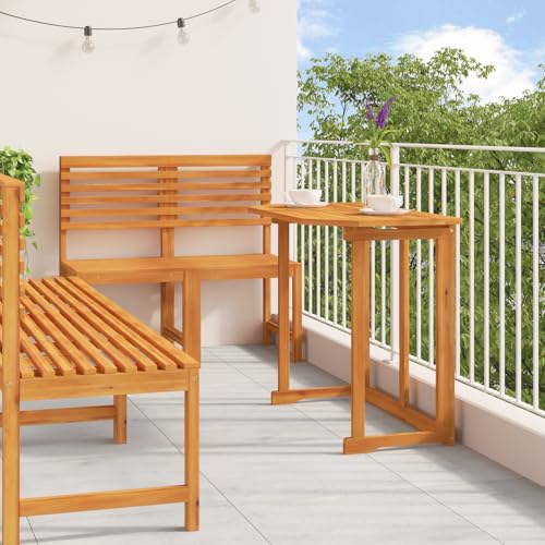 Youuihom Klappbarer Esstisch aus Massivholz Akazie mit 2 Stühlen und 2 Bänken Rustikales Gartentischset Platzsparend für Balkon Terrasse und Camping Youuihom Klappbarer Esstisch aus Massivholz Akazie mit 2 Stühlen und 2 Bänken Rustikales Gartentischset Platzsparend für Balkon Terrasse und Camping von Youuihom