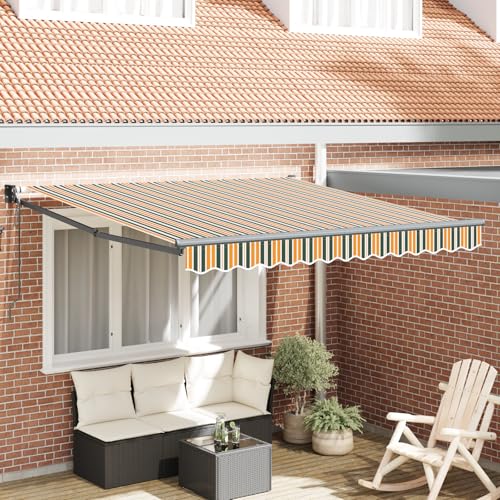 Youuihom Markise Orange 300x250 cm Manuelle Ausziehbare Gelenkarmmarkise aus UV-beständigem Polyester für Terrasse Garten und Balkon mit Wasserabweisender Funktion und Höhenverstellbarem Design Youuihom Markise Orange 300x250 cm Manuelle Ausziehbare Gelenkarmmarkise aus UV-beständigem Polyester für Terrasse Garten und Balkon mit Wasserabweisender Funktion und Höhenverstellbarem Design von Youuihom