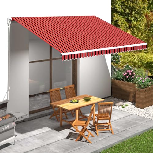 Youuihom Markisentuch Orange & Braun 430 x 295 cm UV-beständiger Polyester mit PU-Beschichtung für Markisenrahmen 4,5 x 3 m Witterungsbeständig & Wasserabweisend für Terrasse Balkon und Garten Youuihom Markisentuch Orange & Braun 430 x 295 cm UV-beständiger Polyester mit PU-Beschichtung für Markisenrahmen 4,5 x 3 m Witterungsbeständig & Wasserabweisend für Terrasse Balkon und Garten von Youuihom