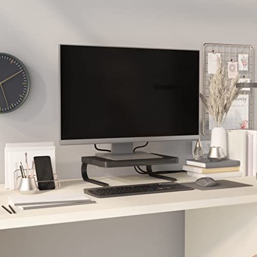 Youuihom Monitorständer Schwarz 37x28x11,5 cm Moderner TV Stand aus HIPS Metall für Wohnzimmer Büro und Homeoffice Youuihom Monitorständer Schwarz 37x28x11,5 cm Moderner TV Stand aus HIPS Metall für Wohnzimmer Büro und Homeoffice von Youuihom