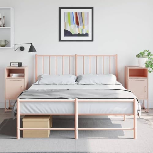 Youuihom Nachttisch Rosa 2 Stück Industrielles Design Stahl Nachttisch mit Stauraum 36 x 39 x 78 cm Robuster und Langlebiger Beistelltisch für Schlafzimmer Wohnzimmer und Büro Youuihom Nachttisch Rosa 2 Stück Industrielles Design Stahl Nachttisch mit Stauraum 36 x 39 x 78 cm Robuster und Langlebiger Beistelltisch für Schlafzimmer Wohnzimmer und Büro von Youuihom