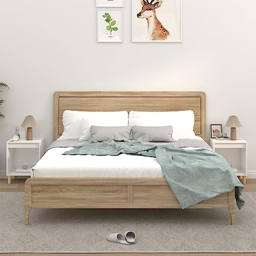 Youuihom Nachttisch Set 2 STK Hochglanz Weiß 40x35x50 cm Schmal Modern Schlafzimmer Youuihom Nachttisch Set 2 STK Hochglanz Weiß 40x35x50 cm Schmal Modern Schlafzimmer von Youuihom