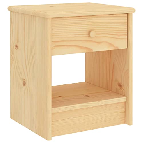 Youuihom Nachttisch aus Massivholz Kiefer Natur 35x30x40 cm mit Schublade und Ablage Robustes Design für Schlafzimmer Youuihom Nachttisch aus Massivholz Kiefer Natur 35x30x40 cm mit Schublade und Ablage Robustes Design für Schlafzimmer von Youuihom