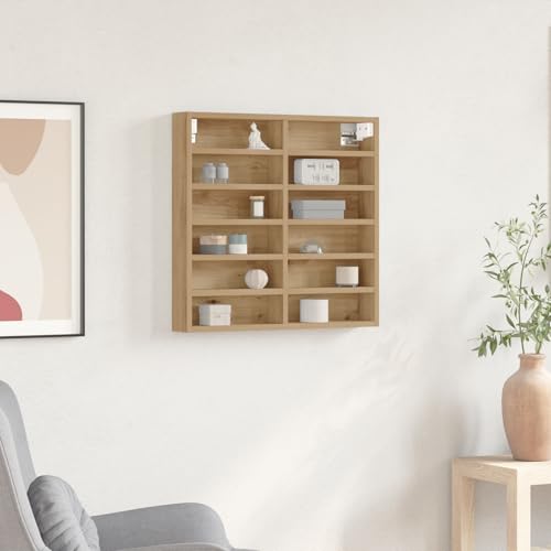 Youuihom Rustikales Wandregal aus Massivholz Eiche Braun 60x8.5x58 cm Rechteckig für Wohnzimmer Schlafzimmer mit rustikaler Oberfläche und platzsparender Wandmontage Youuihom Rustikales Wandregal aus Massivholz Eiche Braun 60x8.5x58 cm Rechteckig für Wohnzimmer Schlafzimmer mit rustikaler Oberfläche und platzsparender Wandmontage von Youuihom