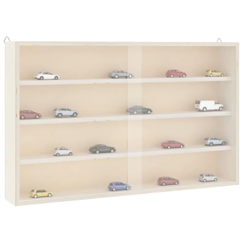 Youuihom Schlanker Holz Wandschrank mit Transparenten Türen 60x8,5x37 cm Sammlervitrine 4 Fächer Wandmontage ohne Bohren für Wohnzimmer Schlafzimmer Deko Youuihom Schlanker Holz Wandschrank mit Transparenten Türen 60x8,5x37 cm Sammlervitrine 4 Fächer Wandmontage ohne Bohren für Wohnzimmer Schlafzimmer Deko von Youuihom