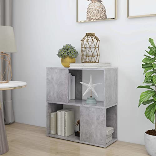 Youuihom Schmales Bücherregal Betongrau 60x24x63 cm Holzwerkstoff Modernes Design Stabiles Regal für Wohnzimmer Büro oder Küche Youuihom Schmales Bücherregal Betongrau 60x24x63 cm Holzwerkstoff Modernes Design Stabiles Regal für Wohnzimmer Büro oder Küche von Youuihom
