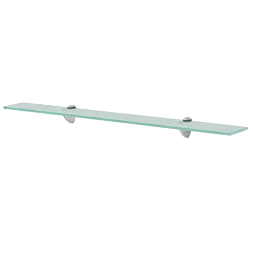Youuihom Schweberegal Glas Wandregal Transparent 80x20 cm mit 8 mm Sicherheitsglas und Zink-Clips für Wohnzimmer Bad Küche als Bücherregal oder Deko Ablage Youuihom Schweberegal Glas Wandregal Transparent 80x20 cm mit 8 mm Sicherheitsglas und Zink-Clips für Wohnzimmer Bad Küche als Bücherregal oder Deko Ablage von Youuihom