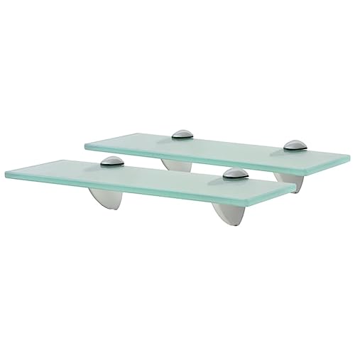 Youuihom Schweberegale 2 STK. Glas Wandregal 30x20 cm 8 mm mit gehärtetem Sicherheitsglas für Bad Wohnzimmer Schlafzimmer Modernes Design und hohe Tragfähigkeit Youuihom Schweberegale 2 STK. Glas Wandregal 30x20 cm 8 mm mit gehärtetem Sicherheitsglas für Bad Wohnzimmer Schlafzimmer Modernes Design und hohe Tragfähigkeit von Youuihom