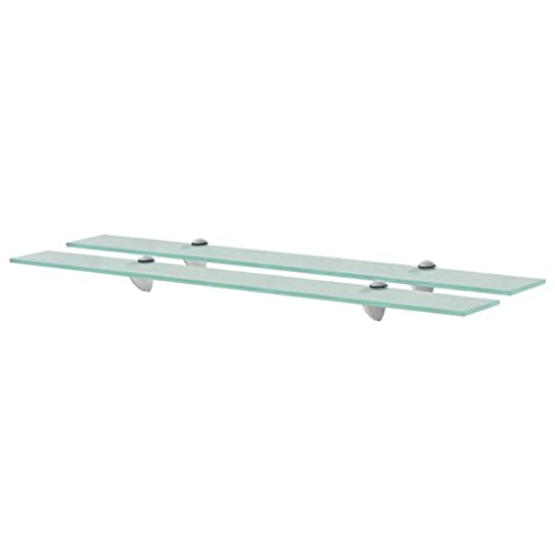 Youuihom Schweberegale 2 Stück Glas Wandregal 80x20 cm 8 mm Transparent Sicherheitsglas Modernes Design für Wohnzimmer Schlafzimmer Bad Youuihom Schweberegale 2 Stück Glas Wandregal 80x20 cm 8 mm Transparent Sicherheitsglas Modernes Design für Wohnzimmer Schlafzimmer Bad von Youuihom