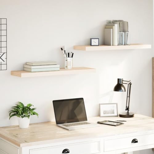Youuihom Schweberegale aus Holzwerkstoff mit Eichenfurnier 2 Stück 80x23,5x4 cm Unsichtbares Montagesystem für Wanddeko und Aufbewahrung in Küche Bad Wohnzimmer Youuihom Schweberegale aus Holzwerkstoff mit Eichenfurnier 2 Stück 80x23,5x4 cm Unsichtbares Montagesystem für Wanddeko und Aufbewahrung in Küche Bad Wohnzimmer von Youuihom