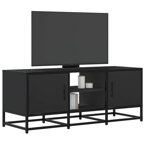 Youuihom TV Lowboard Schwarz 100x35x41 cm aus Holzwerkstoff und Metall Robuster Fernsehtisch mit Industrie-Look Modernes TV Sideboard für Wohnzimmer Flur und Schlafzimmer Youuihom TV Lowboard Schwarz 100x35x41 cm aus Holzwerkstoff und Metall Robuster Fernsehtisch mit Industrie-Look Modernes TV Sideboard für Wohnzimmer Flur und Schlafzimmer von Youuihom