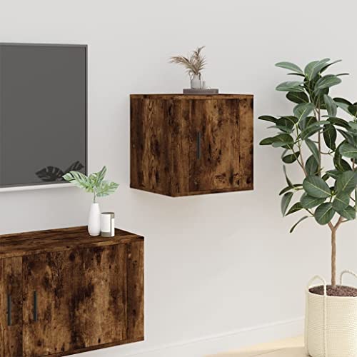 Youuihom TV Schrank Wandmontage Räuchereiche 40x34 5x40 cm Holzwerkstoff Elegantes Design mit Stauraum für Wohnzimmer Schlafzimmer Youuihom TV Schrank Wandmontage Räuchereiche 40x34 5x40 cm Holzwerkstoff Elegantes Design mit Stauraum für Wohnzimmer Schlafzimmer von Youuihom