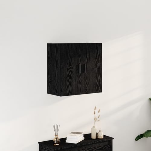 Youuihom Wand Aufbewahrungsschrank 60x31x60 cm Schwarz Eiche Holzwerkstoff Moderner Stauraum für Wohnzimmer Schlafzimmer Büro Youuihom Wand Aufbewahrungsschrank 60x31x60 cm Schwarz Eiche Holzwerkstoff Moderner Stauraum für Wohnzimmer Schlafzimmer Büro von Youuihom