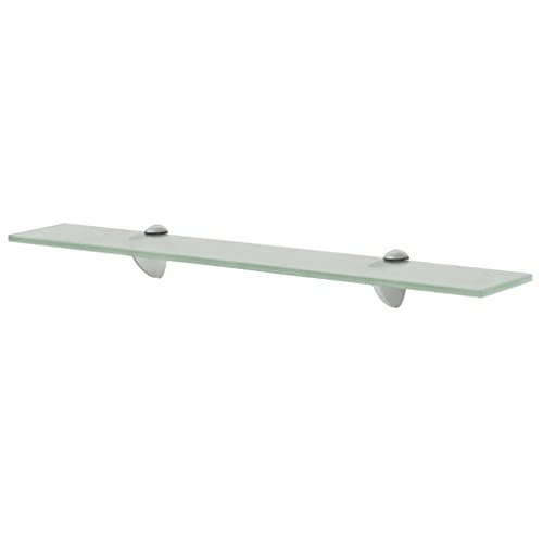 Youuihom Wandregal Glas Schweberegal 60x10 cm Matt 8 mm Tragfähigkeit 10 kg Modernes Design für Wohnzimmer Bad Schlafzimmer von Youuihom