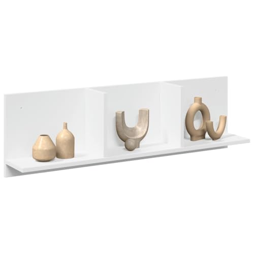 Youuihom Wandregal Weiß Holzwerkstoff 100x16,5x30cm Schmaler Hängeschrank für Küche Bad Wohnzimmer Praktischer Stauraum mit Modernem Design Youuihom Wandregal Weiß Holzwerkstoff 100x16,5x30cm Schmaler Hängeschrank für Küche Bad Wohnzimmer Praktischer Stauraum mit Modernem Design von Youuihom