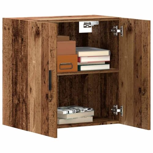 Youuihom Wandschrank Altholz 60x31x60cm Holzwerkstoff Hängeschrank Stauraum für Küche Bad Flur Youuihom Wandschrank Altholz 60x31x60cm Holzwerkstoff Hängeschrank Stauraum für Küche Bad Flur von Youuihom