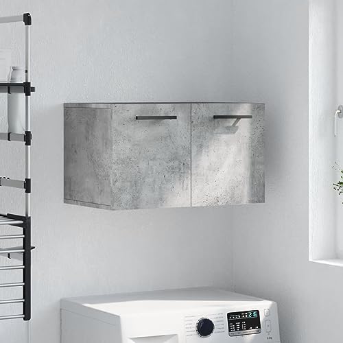 Youuihom Wandschrank Betongrau 60x36,5x35 cm Hängeschrank aus Holzwerkstoff – Praktischer Aufbewahrungsschrank mit Stauraum für Küche Bad und Wohnbereich Youuihom Wandschrank Betongrau 60x36,5x35 cm Hängeschrank aus Holzwerkstoff – Praktischer Aufbewahrungsschrank mit Stauraum für Küche Bad und Wohnbereich von Youuihom