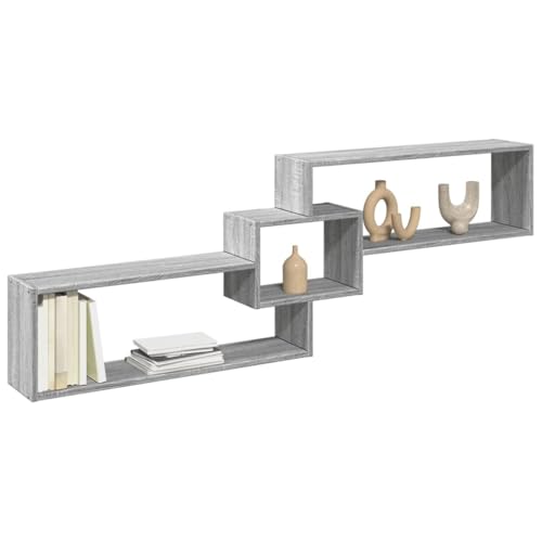 Youuihom Wandschrank Grau Sonoma Holzwerkstoff 158x18x53 cm Dekorativer Hängeschrank mit Viel Stauraum für Wohnzimmer Bad Küche Youuihom Wandschrank Grau Sonoma Holzwerkstoff 158x18x53 cm Dekorativer Hängeschrank mit Viel Stauraum für Wohnzimmer Bad Küche von Youuihom