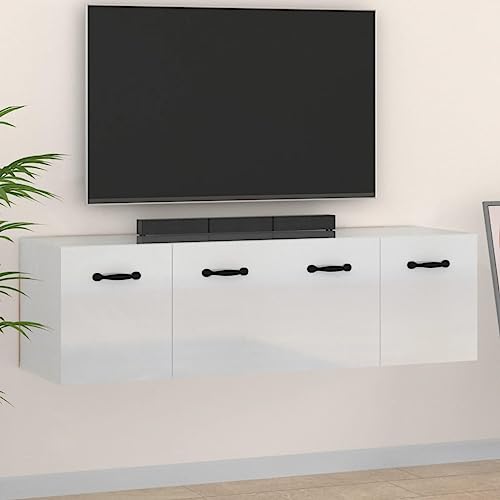 Youuihom Wandschrank Set 2 STK Hochglanz Weiß 80x36,5x35 cm Hängeschrank mit 2 Fächern Stauraum-Lösung für Wandmontage Youuihom Wandschrank Set 2 STK Hochglanz Weiß 80x36,5x35 cm Hängeschrank mit 2 Fächern Stauraum-Lösung für Wandmontage von Youuihom