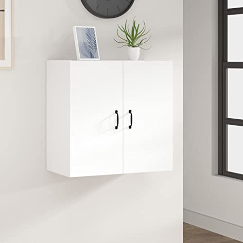 Youuihom Weißer Hängeschrank aus Holzwerkstoff für Wandmontage, 60x31x60 cm mit 2 Türen - Praktischer Aufbewahrungsschrank für Küche, Badezimmer oder Wohnzimmer, vielseitig und platzsparend Youuihom Weißer Hängeschrank aus Holzwerkstoff für Wandmontage, 60x31x60 cm mit 2 Türen - Praktischer Aufbewahrungsschrank für Küche, Badezimmer oder Wohnzimmer, vielseitig und platzsparend von Youuihom