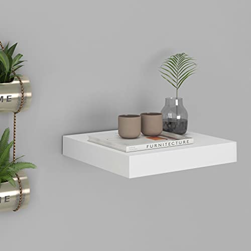 Youuihom Weißes Wandregal Schweberegal 23x23,5x3,8 cm Modernes Wabenplatten-Design aus MDF und Metall mit Unsichtbarer Montage für Wohnzimmer Bad Küche Deko Youuihom Weißes Wandregal Schweberegal 23x23,5x3,8 cm Modernes Wabenplatten-Design aus MDF und Metall mit Unsichtbarer Montage für Wohnzimmer Bad Küche Deko von Youuihom