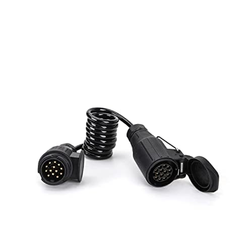 Youyijia 13-adriges Spiralkabel Anhängerkabel Spiralkabel Anhängerkabel Wohnmobil-Steckeradapter für Nutzfahrzeuge Auflieger Youyijia 13-adriges Spiralkabel Anhängerkabel Spiralkabel Anhängerkabel Wohnmobil-Steckeradapter für Nutzfahrzeuge Auflieger von Youyijia