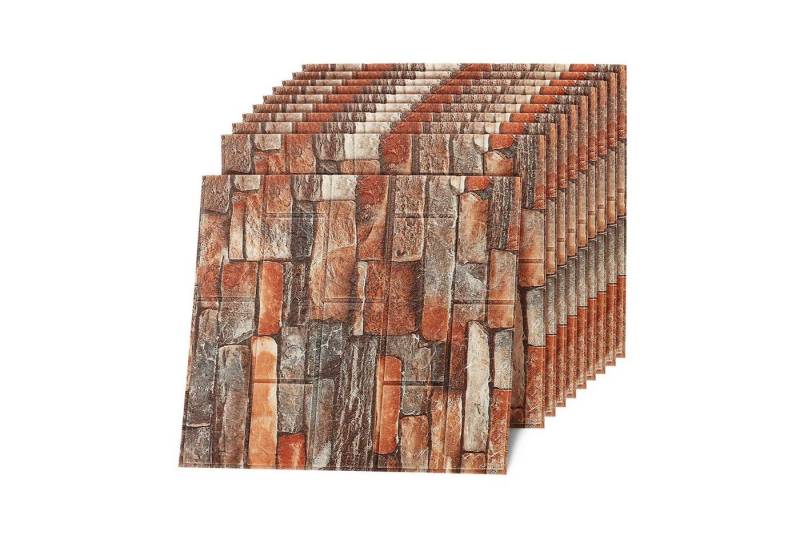 Youyijia 3D Wandpaneel 10 Stück 3D Wandpaneele Selbstklebend Ziegel Tapete Wand Wandaufkleber, (10-tlg) von Youyijia