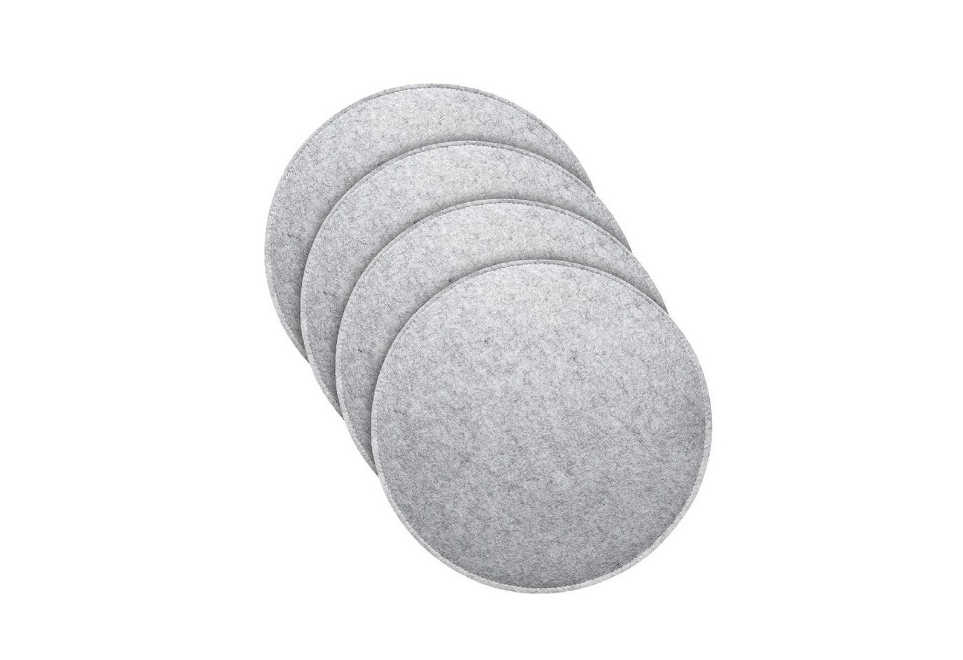 Youyijia Anti-Rutsch-Pad Set of 4 Chair Cushions, Round Felt Seat Cushions, 35 cm Youyijia Anti-Rutsch-Pad Set of 4 Chair Cushions, Round Felt Seat Cushions, 35 cm von Youyijia