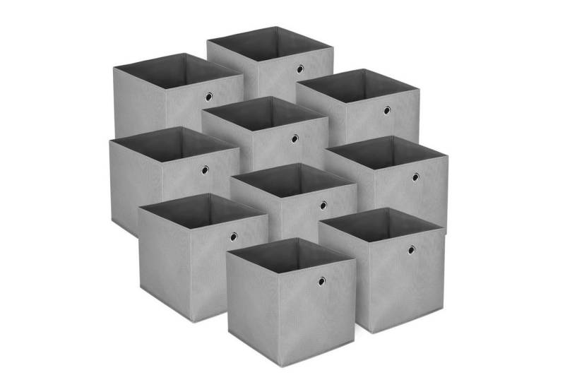 Youyijia Aufbewahrungsbox 10 Stück Aufbewahrungsbox Faltbox 32 x 32 x 32 cm von Youyijia