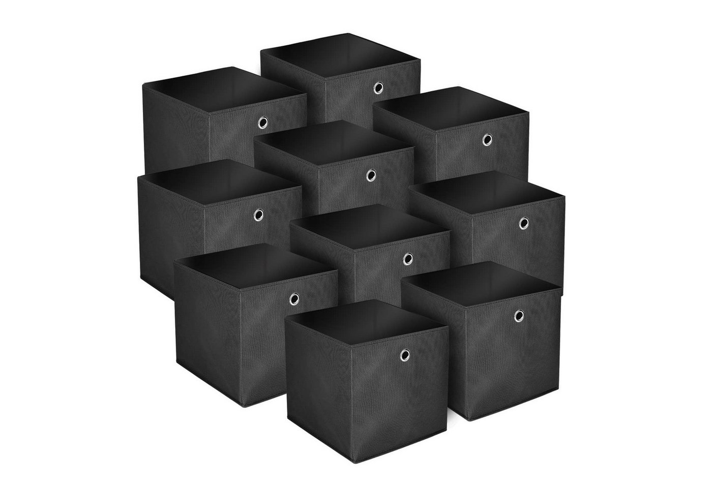Youyijia Aufbewahrungsbox Pack of 10 Storage Boxes Folding Box 32 x 32 x 32 cm Youyijia Aufbewahrungsbox Pack of 10 Storage Boxes Folding Box 32 x 32 x 32 cm von Youyijia