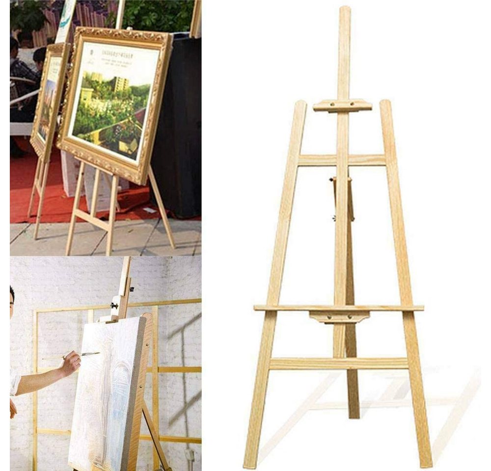 Youyijia Leinwandstaffelei Grand chevalet en bois réglable - Pour enfants et adultes Youyijia Leinwandstaffelei Grand chevalet en bois réglable - Pour enfants et adultes von Youyijia