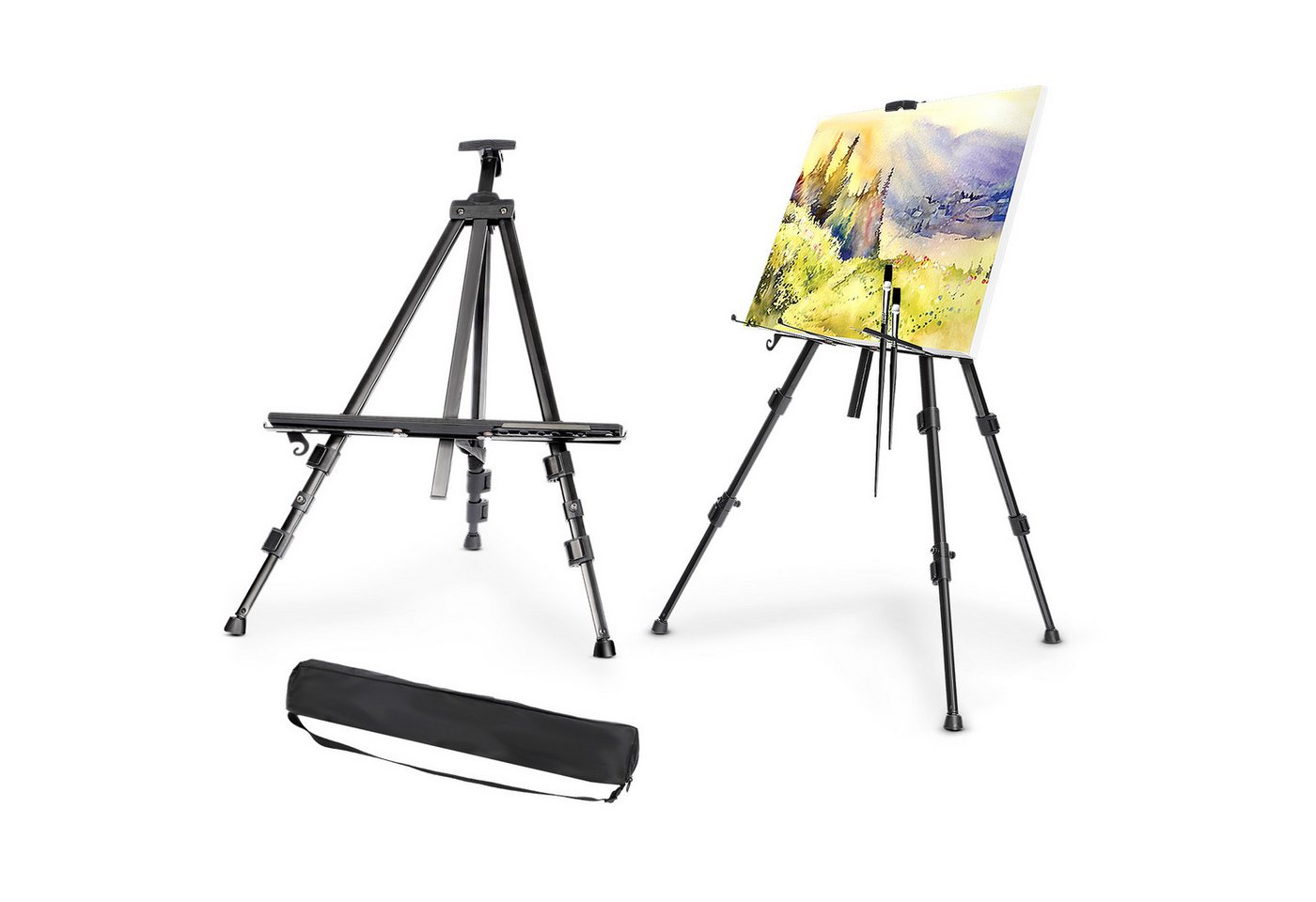 Youyijia Leinwandstaffelei Aluminium Easel 52-160 cm Adjustable Field Easel Youyijia Leinwandstaffelei Aluminium Easel 52-160 cm Adjustable Field Easel von Youyijia