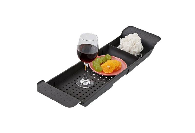 Youyijia Schreibtisch Einziehbares Badezimmertablett Badewannenablage Rechteckiges von Youyijia