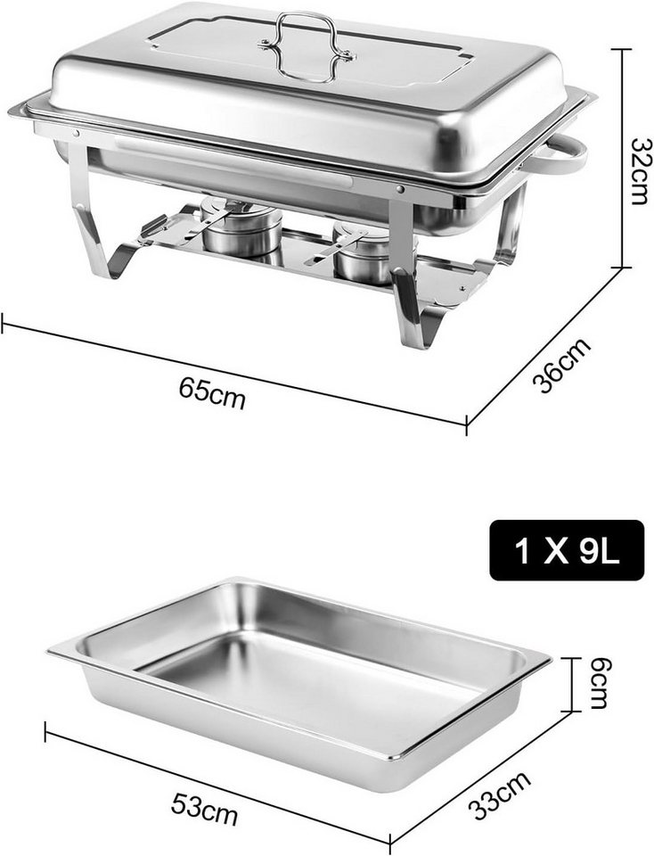 Youyijia Speisenwärmer 9L Edelstahl Warmhaltebehälter Warmhaltebehälter Speisenwärmer Youyijia Speisenwärmer 9L Edelstahl Warmhaltebehälter Warmhaltebehälter Speisenwärmer von Youyijia