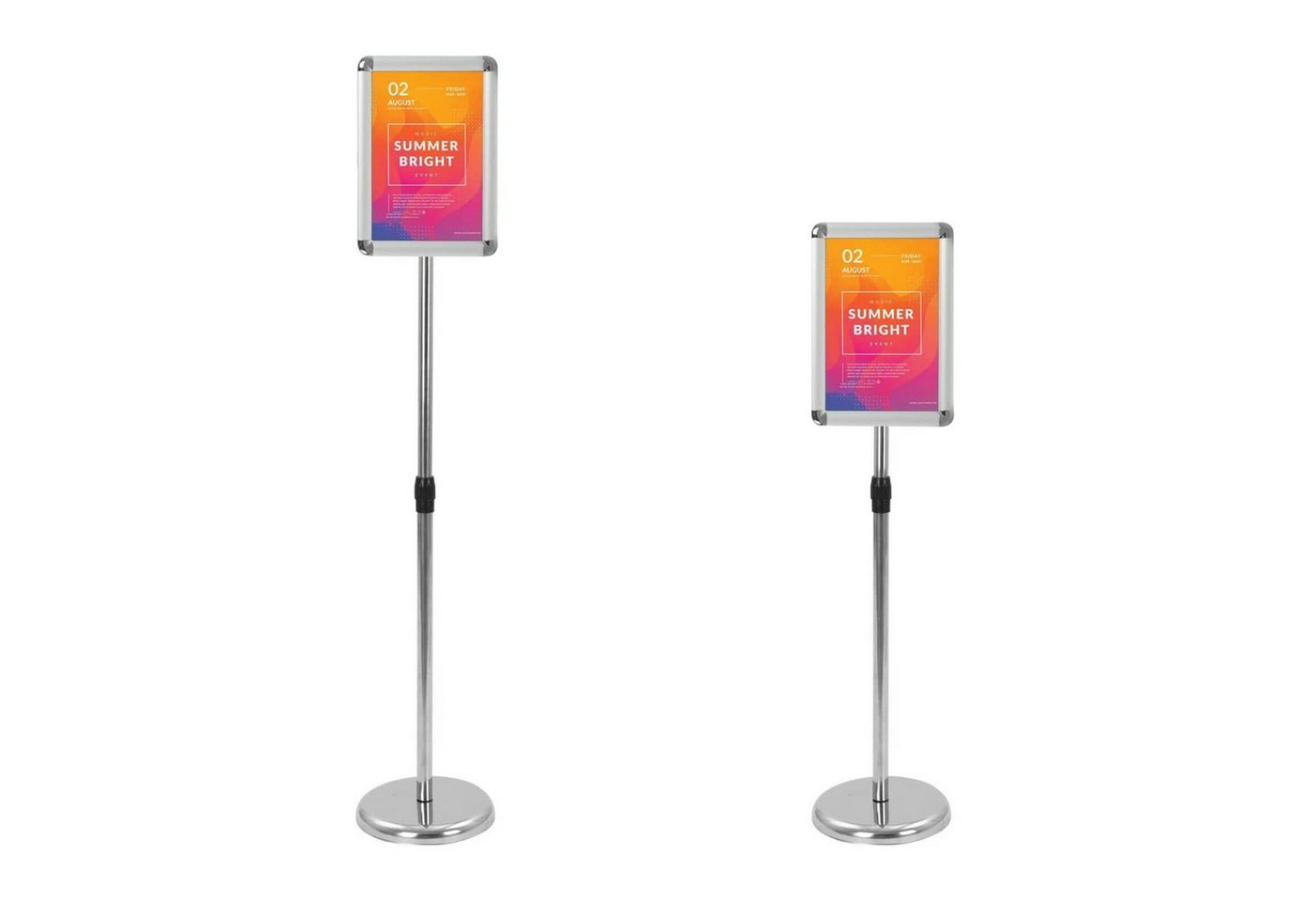 Youyijia Staffelei Information Stand,A4, Height Adjustable, Stainless Steel Youyijia Staffelei Information Stand,A4, Height Adjustable, Stainless Steel von Youyijia
