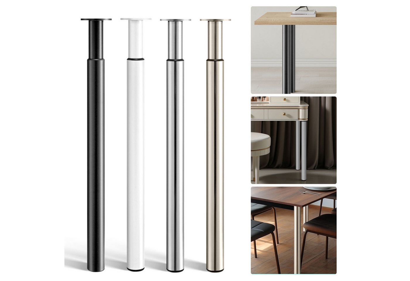 Youyijia Möbelfuß Furniture Foot, Cylindrical Metal Table Legs Youyijia Möbelfuß Furniture Foot, Cylindrical Metal Table Legs von Youyijia