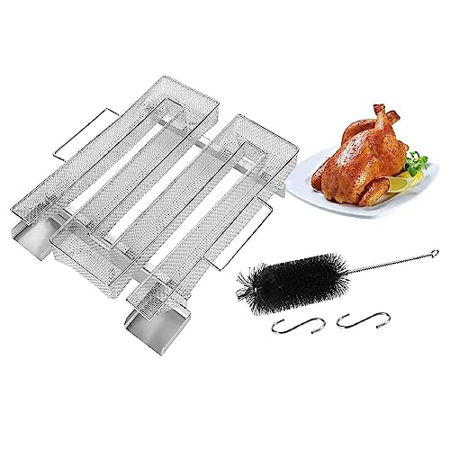 Youyijia kaltrauchgenerator für räucherofen Kaltrauch Kaltraucherzeuger Edelstahl Kaltraucherzeuger Mit Griffen Bürste Haken für Kugelgrill BBQ Räucherofen Youyijia kaltrauchgenerator für räucherofen Kaltrauch Kaltraucherzeuger Edelstahl Kaltraucherzeuger Mit Griffen Bürste Haken für Kugelgrill BBQ Räucherofen von Youyijia