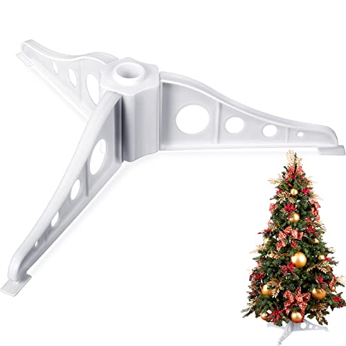 Weihnachtsbaumständer Kunststoff Weihnachtsbaum Beine Ersatz Weiß Künstlicher Weihnachtsbaum Basis Künstlicher Baum Ersatzständer Kunststoff Basis Ständer Halter für künstliche Weihnachtsbäume 1,9 cm von Youyole