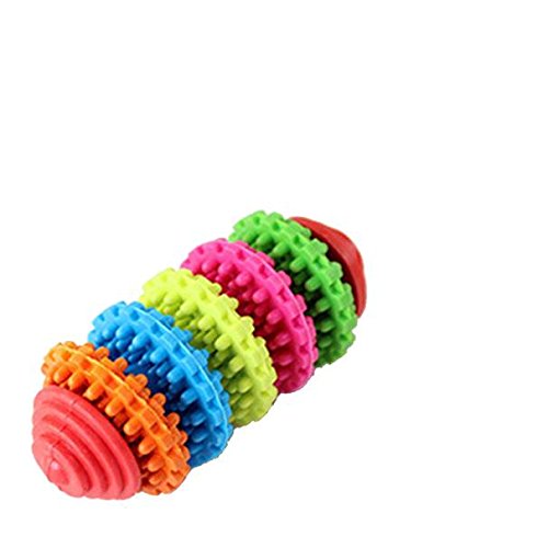 Schwimmfähig Hunde interaktives Spielzeug Pet Rope Spielzeug Hundespielzeug Seil Katzenangel Katzen Angeln Federspielzeug Feder Spielzeug interaktive Molaren (10.5 * 4cm,Zufällige Farbe) von Yowablo