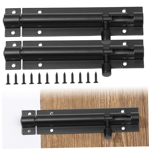 2pcs Schiebetürbolzen, 5 Zoll Anti-Rust-Aluminiumlegierung Verriegelungsschloss, Anti-Diebstahl-Türverriegelungsschlos 2pcs Schiebetürbolzen, 5 Zoll Anti-Rust-Aluminiumlegierung Verriegelungsschloss, Anti-Diebstahl-Türverriegelungsschlos von Yoyakie
