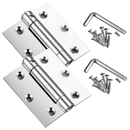 2pcs Selbstschließtürscharniere, 3 Zoll Edelstahl robust 2pcs Selbstschließtürscharniere, 3 Zoll Edelstahl robust von Yoyakie