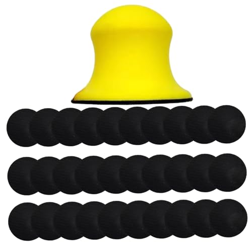 Schleifpapier, 3 Zoll Sander mit 100/400/1000 Körnchen Sandpapeln, Nass und trockenes Sandpapier für Holzhandwerk, Metall Finishing Sandpapier Schleifpapier, 3 Zoll Sander mit 100/400/1000 Körnchen Sandpapeln, Nass und trockenes Sandpapier für Holzhandwerk, Metall Finishing Sandpapier von Yoyakie