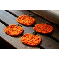 Herbst Kürbis Untersetzer Gehäkelt 4Er Set, Handgefertigte Untersetzer, Getränke Thanksgiving, Perfekt Für Kaffeebecher Herbst Kürbis Untersetzer Gehäkelt 4Er Set, Handgefertigte Untersetzer, Getränke Thanksgiving, Perfekt Für Kaffeebecher von YoyoStrings