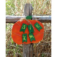 Baylor Bears Hölzerner Kürbis Türschild College Herbst Dekor Baylor Bears Hölzerner Kürbis Türschild College Herbst Dekor von YoyoStrings