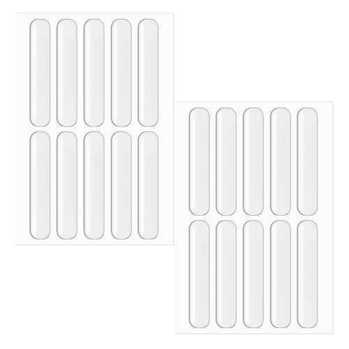 20 Stück Silikon Möbel-Stoßstangen, Elastikpuffer Selbstklebend Transparent 63×10×2mm, Schutzpuffer für Schranktür, Tür, Schubladen, Griffe, Haushaltsgeräte & Notebook 20 Stück Silikon Möbel-Stoßstangen, Elastikpuffer Selbstklebend Transparent 63×10×2mm, Schutzpuffer für Schranktür, Tür, Schubladen, Griffe, Haushaltsgeräte & Notebook von Yphzmtz