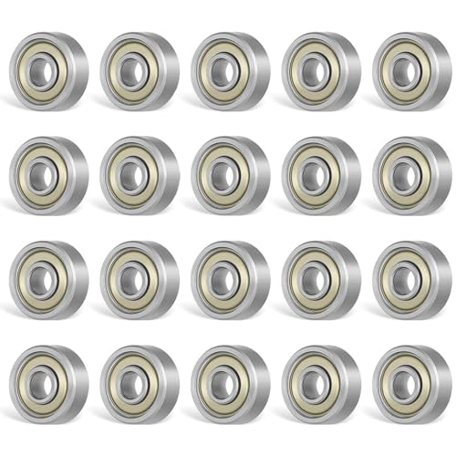 Yphzmtz 20 Stück 683ZZ Kohlenstoffstahl Kugellager Miniatur Doppelgeschirmt Lager Rillenkugellager 3x7x3 mm Yphzmtz 20 Stück 683ZZ Kohlenstoffstahl Kugellager Miniatur Doppelgeschirmt Lager Rillenkugellager 3x7x3 mm von Yphzmtz