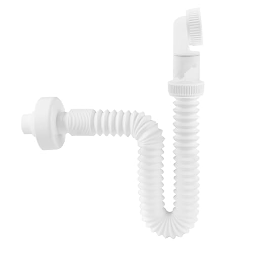 Yplkm Badezimmer Waschbecken Abflussrohr | Geruchsdichter Siphon - Platzsparendes Siphonsystem für Küche Waschraum Bad Dusche Waschbecken Yplkm Badezimmer Waschbecken Abflussrohr | Geruchsdichter Siphon - Platzsparendes Siphonsystem für Küche Waschraum Bad Dusche Waschbecken von Yplkm