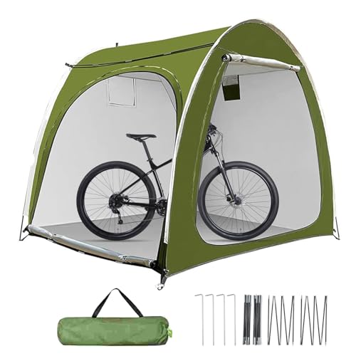 Yplkm Fahrrad Aufbewahrungszelt,Outdoor Motorrad Abdeckung | UV-beständiges Winddichtes Fahrradzelt Für Garten, Terrasse & Freiflächen Yplkm Fahrrad Aufbewahrungszelt,Outdoor Motorrad Abdeckung | UV-beständiges Winddichtes Fahrradzelt Für Garten, Terrasse & Freiflächen von Yplkm