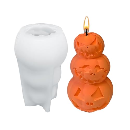 Yplkm Halloween Formen Silikon,Gips Silikon Form | Leicht Entnehmbare Grusel Bastelform Für Epoxidharz Gips Halloween Deko Seifenherstellung Handwerksprojekte von Yplkm