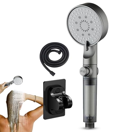 Yplkm Hochdruck Duschköpfe | Wassersparende Handbrause - Badezimmer Brausekopf Zubehör Mit Schlauch Und Halterung Für Spa Hotel Apartment Gäste-WC Yplkm Hochdruck Duschköpfe | Wassersparende Handbrause - Badezimmer Brausekopf Zubehör Mit Schlauch Und Halterung Für Spa Hotel Apartment Gäste-WC von Yplkm